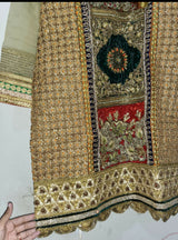 Short Embroidered Shirt | Women Locally Made Formals | Large | Preloved