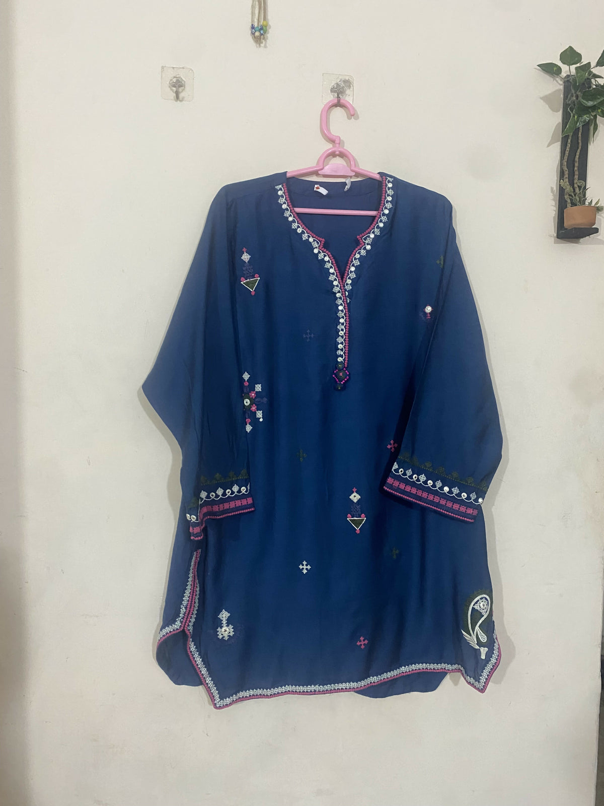 Khaadi | Women Branded Kurta | Blue | Large | Worn Once
