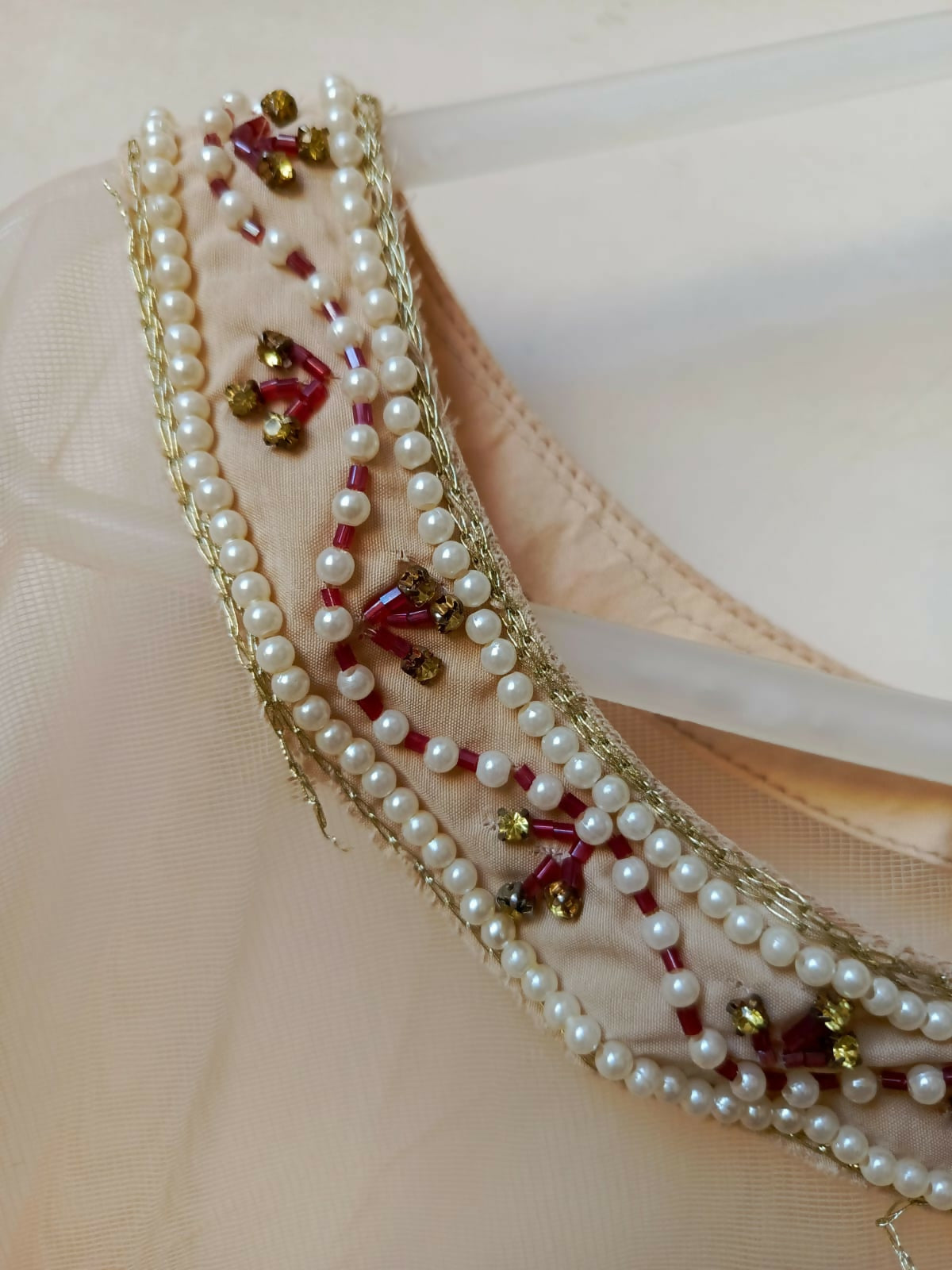 Net Heavy Embroided Formal Suit | Women Locally Made Formals | Medium | Preloved