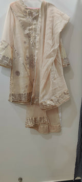 Gota Work Kurta | Women Locally Made Kurta | Golden | Large | Worn Once