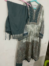 Ethnc | Women Branded Kurta | Medium | Green | Preloved