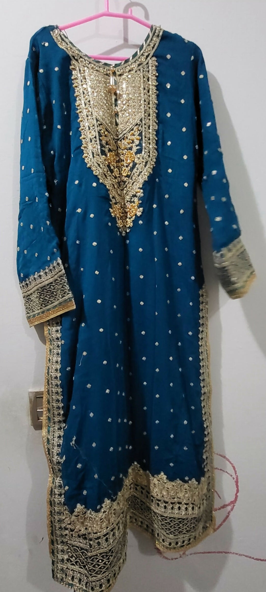 Sharara Set | Women Locally Made Formals | Medium | Worn Once