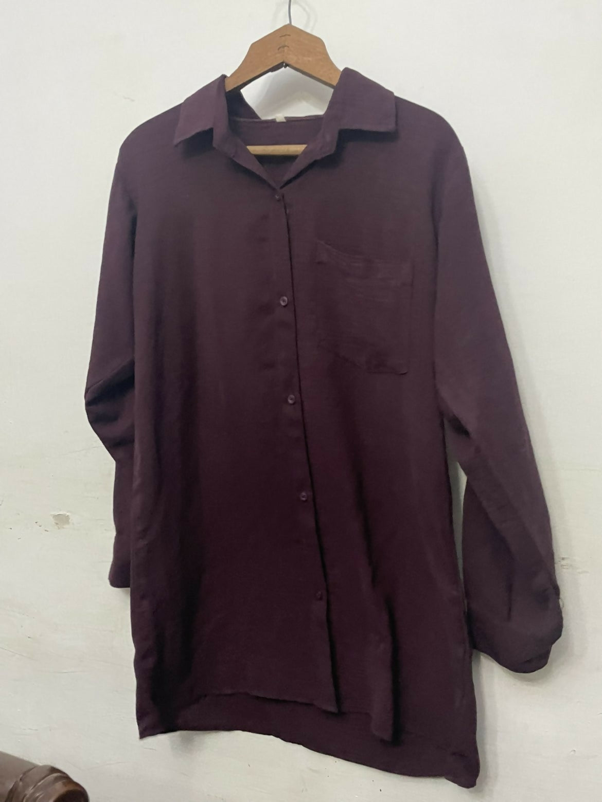 Plum Coord Set | Women Tops & Shirts | Small | Preloved
