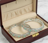 Round Stone Bangle Set-00012 | Women Jewelry | Bangles/Bracelets | Brand New