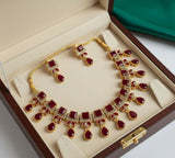 Square Tear Drop Necklace Set-00017 | Women Jewelry | Wedding Jewelry & Sets | Brand New