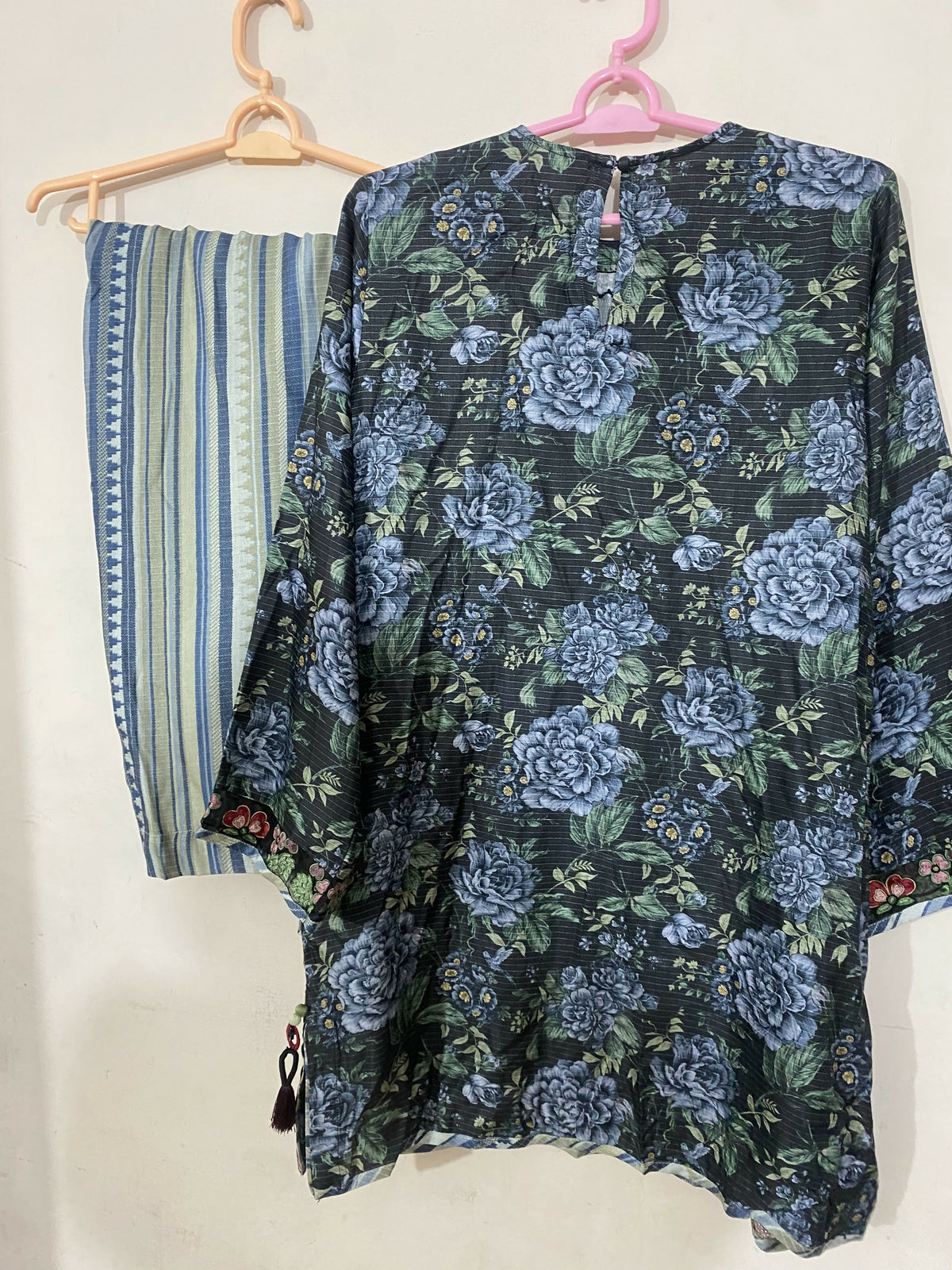 Ethnc | Women Branded Kurta | Blue | Large | Worn Once