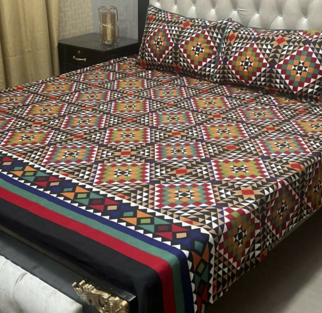 Cotton Double Bedsheets | For Your Home | Home & Decor | Size: 89/92 | Brand New
