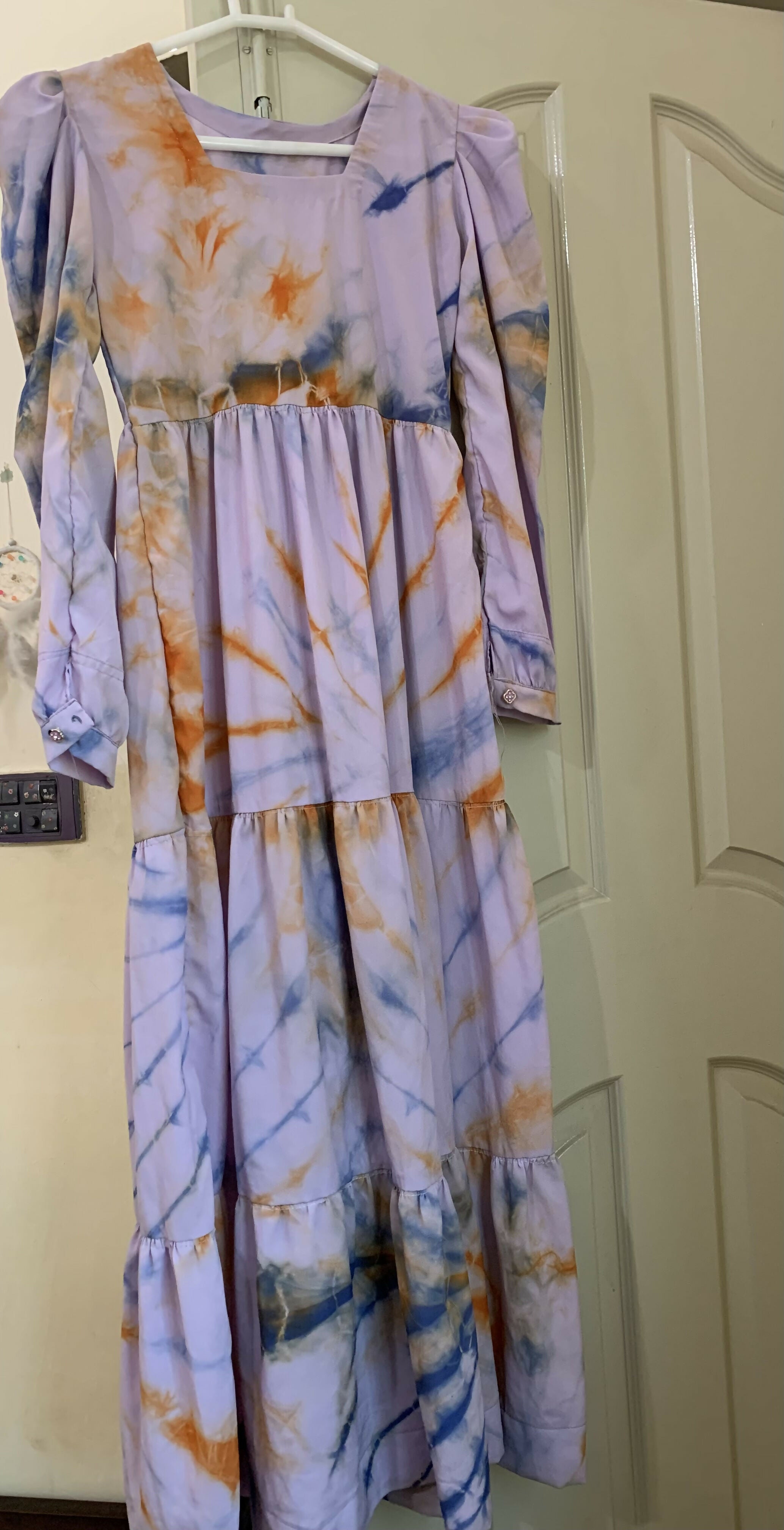 Tie & dye long Frok | Women Froks & Maxis | Medium | New