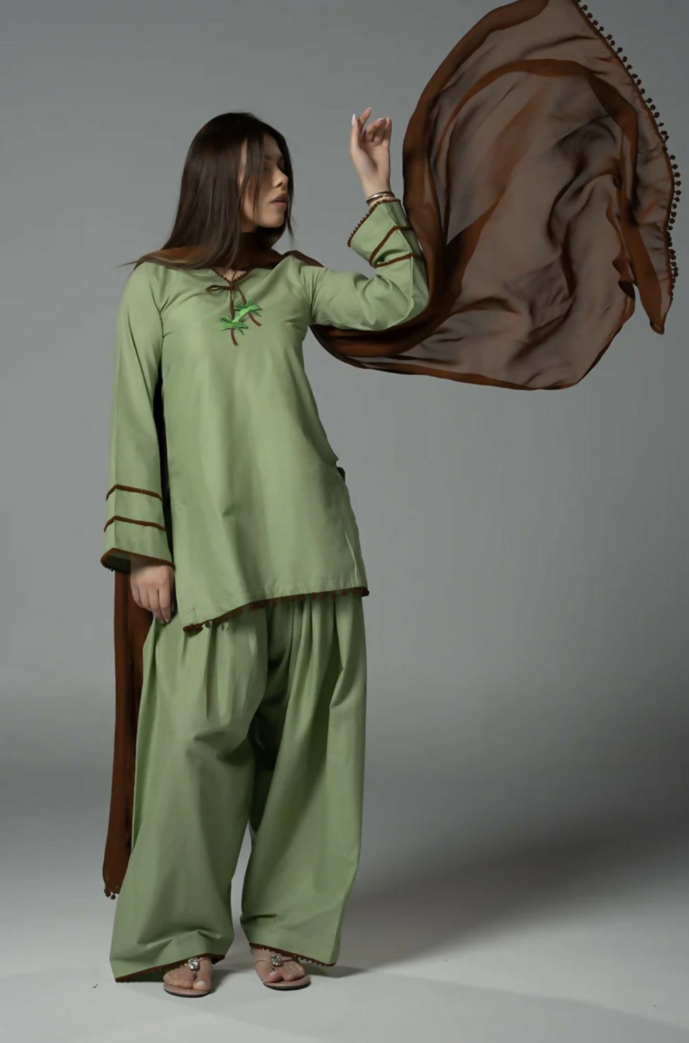 Mint Shalwar Kameez | Women Locally Made Kurta | Small | Brand New