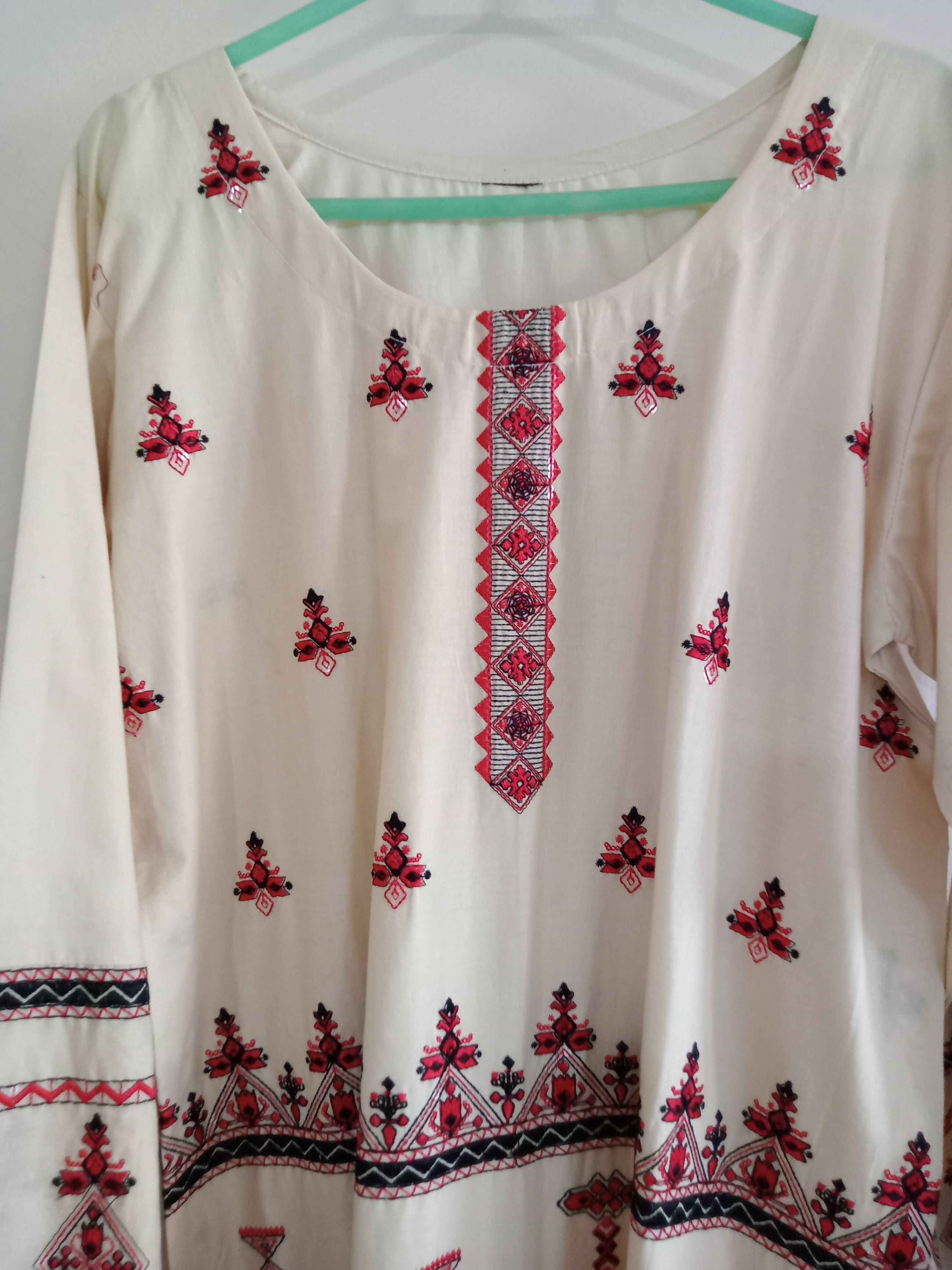 Full Embroidered Kurta | Women Locally Made Kurta | Small | Brand New