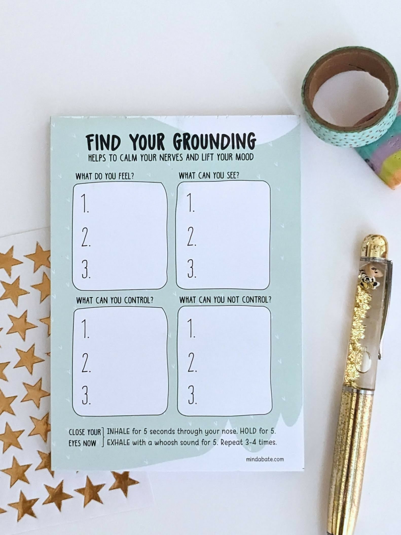 Find Your Grounding Anti-Anxiety Pad | Corporate Gifts | New