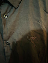 Armani Jeans Navy Slim Stretch Fit | Men Shirts & Tops | Medium | New