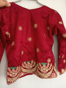 Indian style Red Bridal Lehnga | Women Bridals | Small | Worn Once