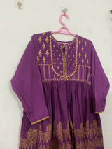 Ethnc | Women Branded Kurta | Purple | XLarge | Preloved