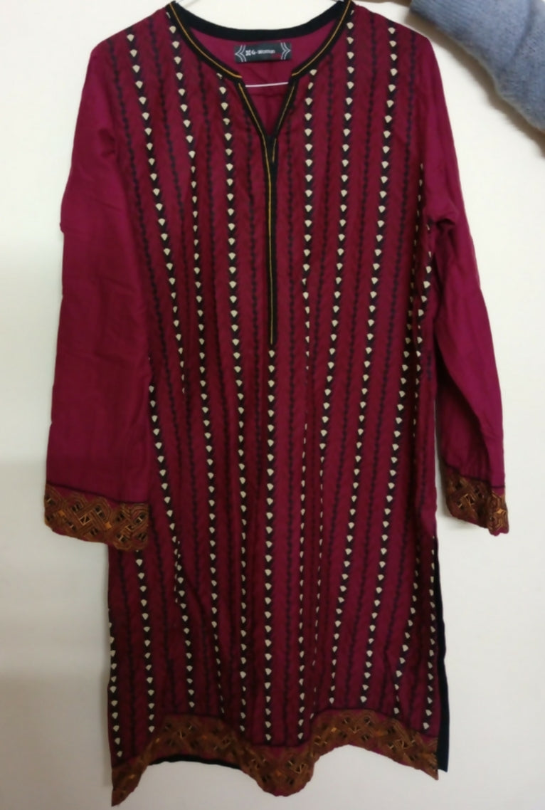 Gul Ahmed | Women Branded Kurta | Large | Preloved