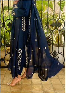 Tara By Mubashira Usman (3PC) | Women Branded Formals | Worn Once