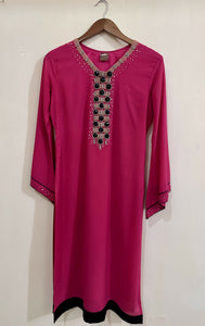 Pink 3 PC Suit | Women Locally Made Formals | Medium | Worn Once