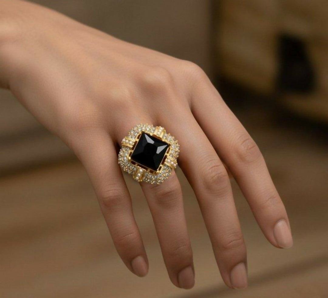Square Ring Adjustable-00079 | Women Jewelry | Rings | Brand New