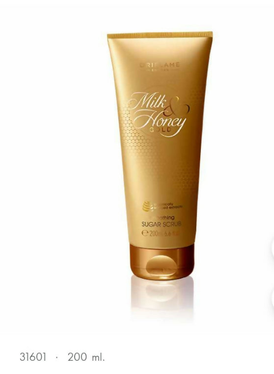 Oriflame | Milk and Honey Gold Smoothing Sugar Scrub |Beauty Skincare Face| Brand new