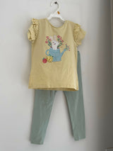 Mothercare | Kids | Girls Tops & Shirts | Size: 5 to 6 Yrs | Yellow & Green | Preloved