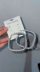 Beaded Earings & Scrunchie | Women Jewelry | Earrings | Preloved