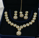 Round flower necklace set-00025 | Women Jewelry | Wedding Jewelry & Sets | New