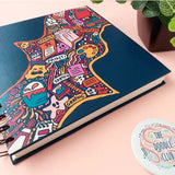 Art Blast - Dark Blue/Grey Sketchbook | For Your Home | Books | Brand New