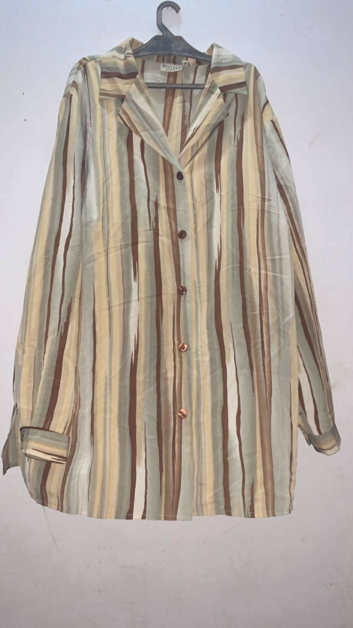 Brown Western Top | Women Tops & Shirts | Large | Preloved