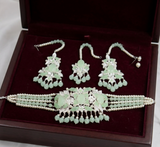 Oval Pearl Drop Choker Set-00275 | Women Jewelry | Wedding Jewelry & Sets | Brand New