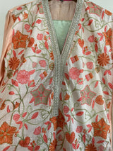 Peach Embroidered Kurta | Women Locally Made Kurta | Small | New