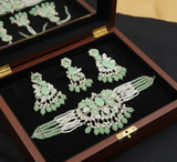 Oval/Flower Pearl Drop Choker Set-00262 | Women Jewelry | Wedding Jewelry & Sets | Brand New