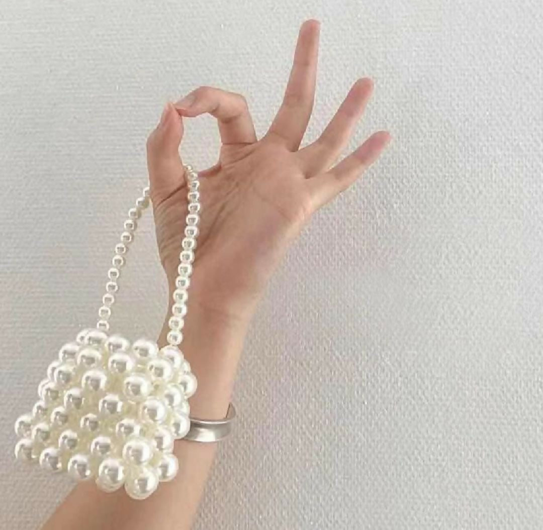 Mini Pearl Beaded Bag with Short Strap | Women Bags | New