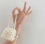 Mini Pearl Beaded Bag with Short Strap | Women Bags | New