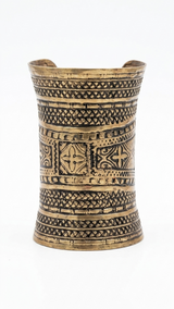 Ethnic | Women Jewelry | Bangles/Bracelets | Standard | Black & Golden | Worn Once