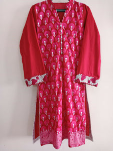 Beautiful Red Kurta | Women Locally Made Kurta | X Small | New