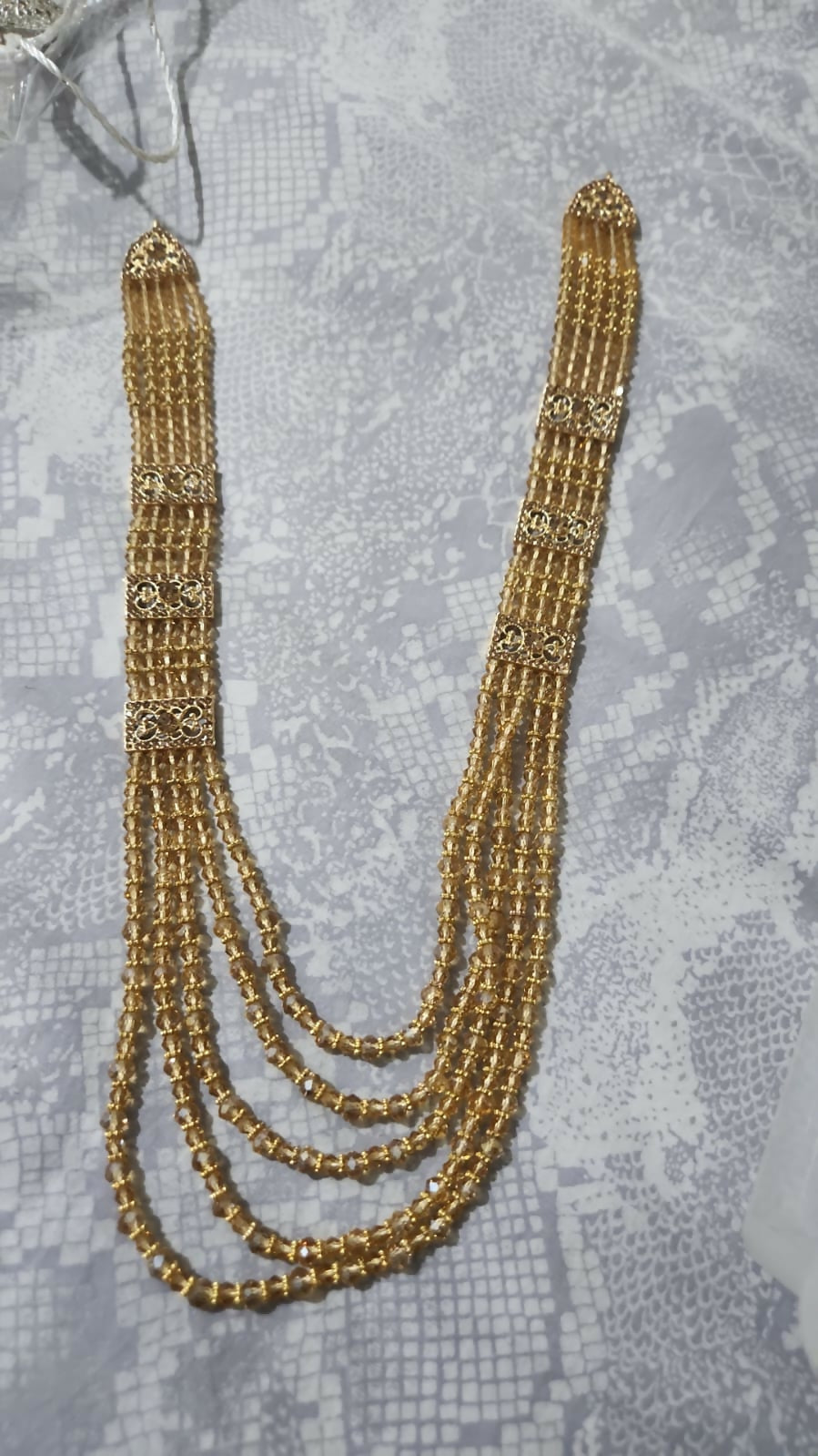 Long Mala Golden Necklece