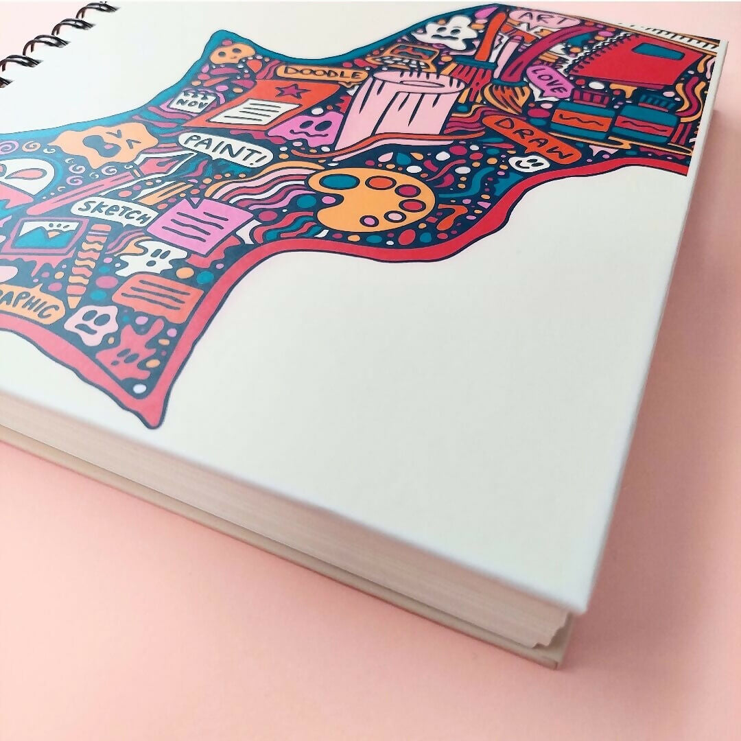 Art Blast Sketchbook- Offwhite | For Your Home | Books | New