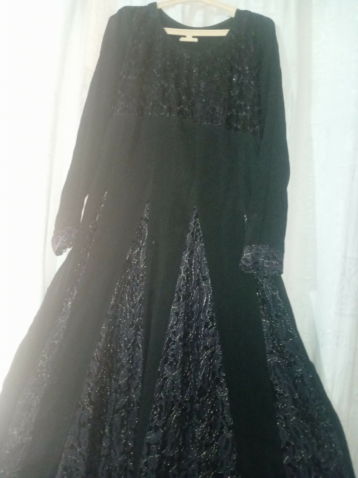 Black Long Maxi | Women Frocks & Maxis | Medium | Worn Once