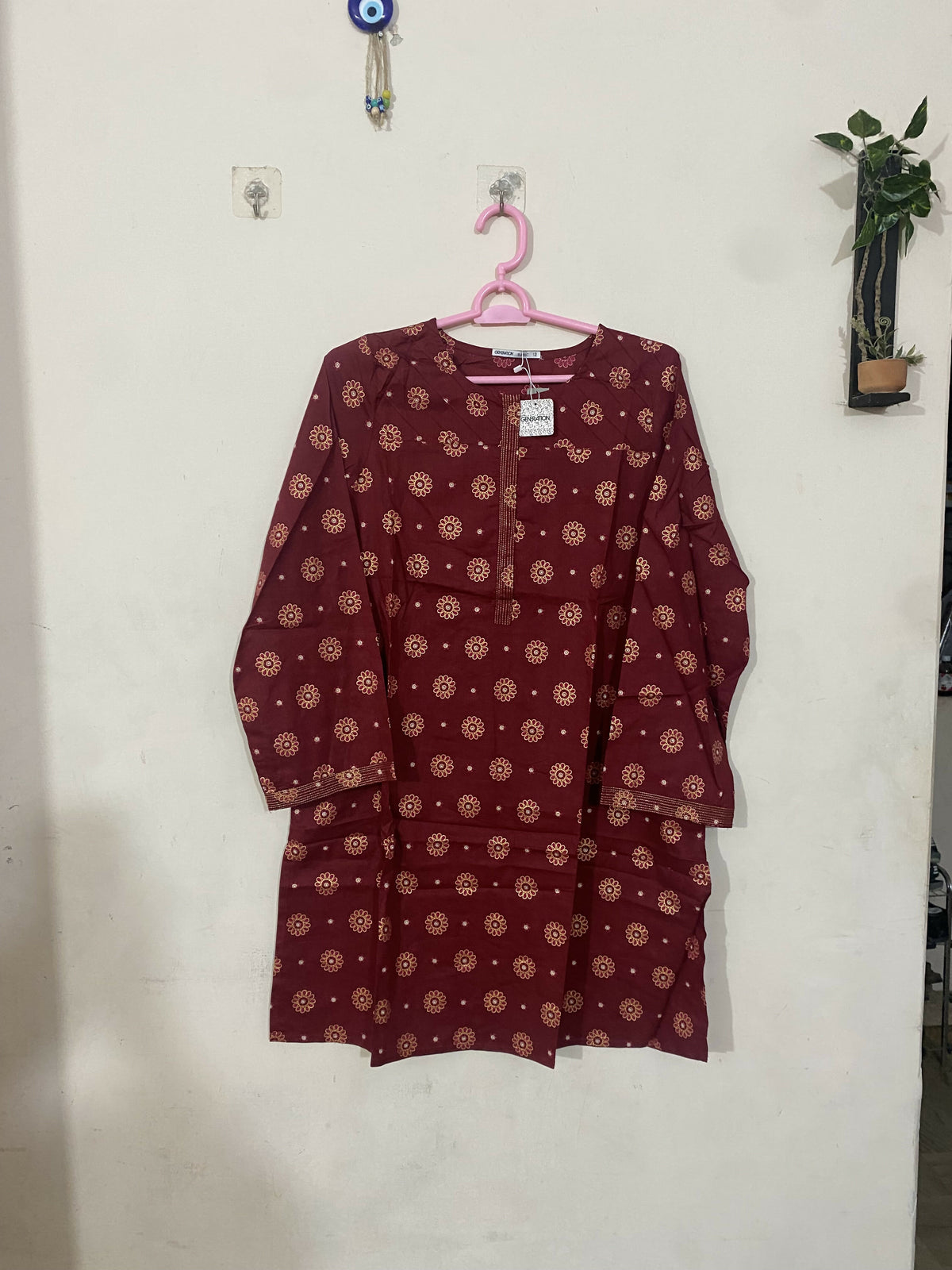 Generation | Women Branded Kurta | Maroon | Large | Brand New