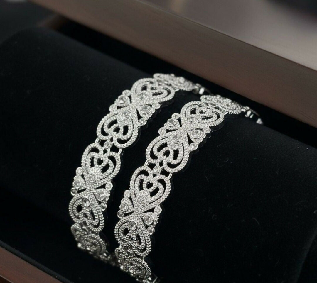 Round Stone Bangle Set-00014 | Women Jewelry | Bangles/Bracelets | Brand New