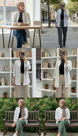 Outfitters White and Stylish Western Top | Women Tops & Shirts | XLarge | Preloved