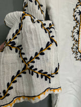 Embroidered Kurta | Women Locally Made Kurta | Small | White | Preloved