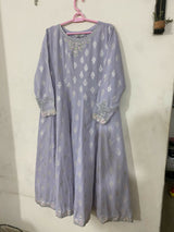 Maria B | Women Branded Kurta | Grey | XLarge | Preloved