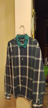 Fifth Avenue | Men Shirts & Tops | Green & Black | Medium | Preloved