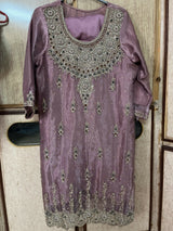 Embroidered 3PC Stitched Suit | Women Locally Made Kurta | Medium | Worn Once