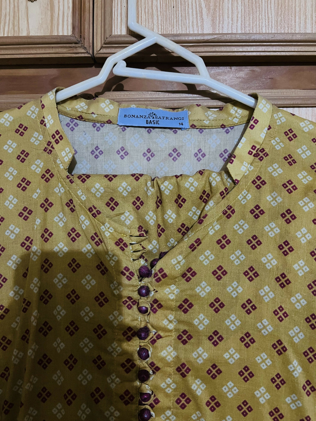 Bonanza Satrangi | Women Branded Kurta | Medium | Worn Once