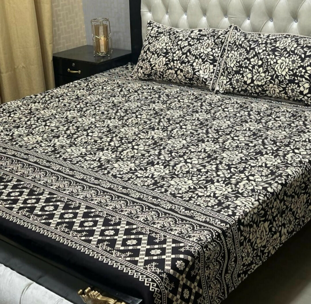 Cotton Double Bedsheets | For Your Home | Home & Decor | Size: 89/92 | Brand New