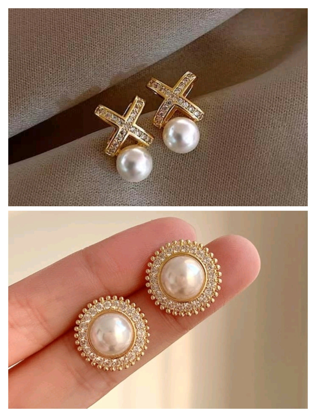 Pack of 2 pairs of earrings (560-492) | Women Jewelry | Earrings | Brand New