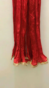 Red Chunri Staller/ Scarf | Women Accessories | Standard | Preloved