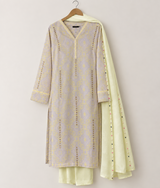 Alkaram | Women Branded Kurta | Yellow | Medium | Preloved